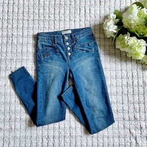 Free People High Waist Skinny Jeans